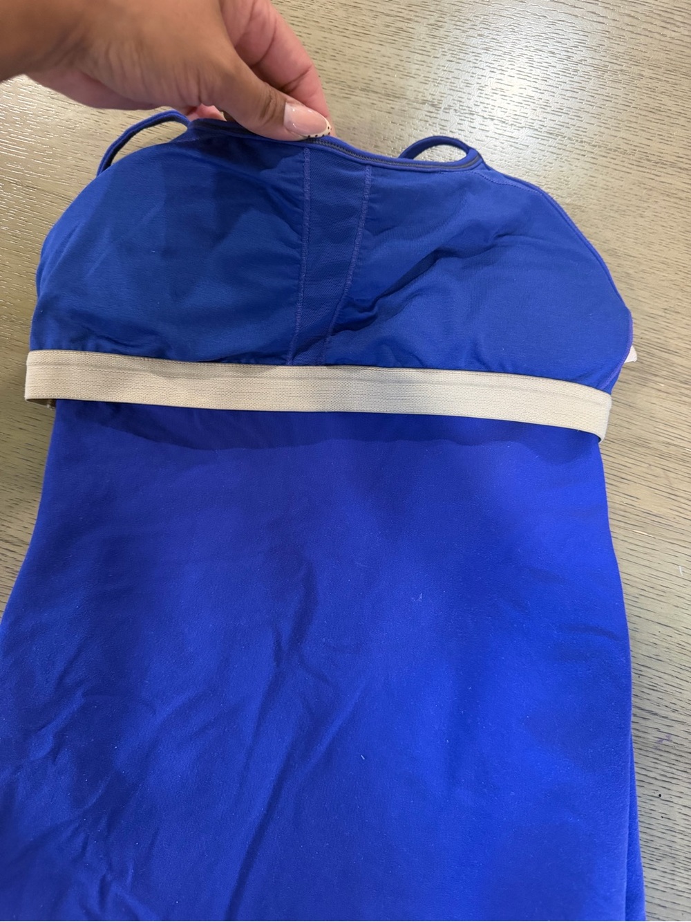 lululemon athletica Women's Royal Blue Strappy Tank - Picture 4 of 5